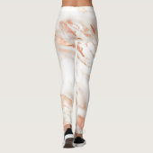 Leggings Marbre Rose or à huile Lux tendance (Dos)