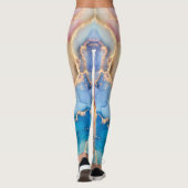 Leggings Marbre rose Parties scintillant brillant (Dos)