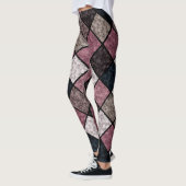 Leggings Marbre sans couture marbre marbre carrelage de pie (Gauche)