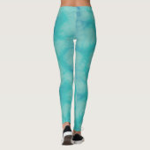 Leggings Marbre turquoise (Dos)