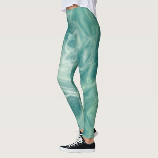 Leggings Marbre vert (Gauche)