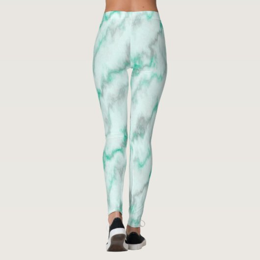 Leggings Marbre vert (Dos)