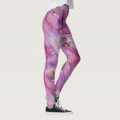 Leggings Marbre violet Dreamy (Droite)