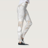 Leggings marbrés blanc et or (Droite)