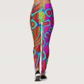 Leggings Marche' Sur Sun Shine Psychedelic 3D (Dos)
