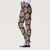 Leggings Mardi Gras Couleurs Abstrait Mandala motif (Gauche)