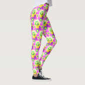 Leggings Mardi Gras Couleurs motif Abstrait (Droite)