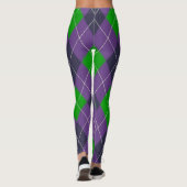 Leggings Mardi gras de motif de mardi gras (Dos)