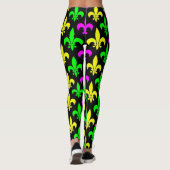 Leggings Mardi Gras Fleur De Lis (Dos)