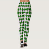 Leggings Mardi Gras Leggings, Diamond Harlequin Jester (Dos)