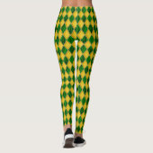 Leggings Mardi Gras Leggings, Diamond Harlequin Jester (Dos)
