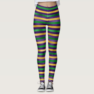 Leggings Mardi Gras Leggings, Mardi Gras Couleurs Grandes