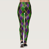 Leggings Mardi Gras Leggings, Mardi Gras Jacquard Jester (Dos)