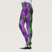 Leggings Mardi Gras Leggings, Mardi Gras Motif Jacquard (Gauche)