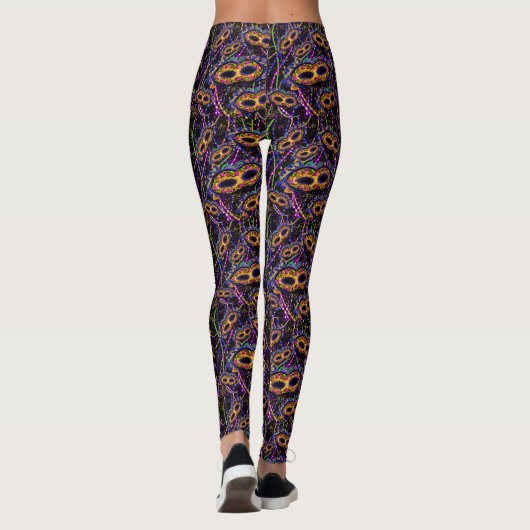 Leggings Mardi Gras Motif (Dos)
