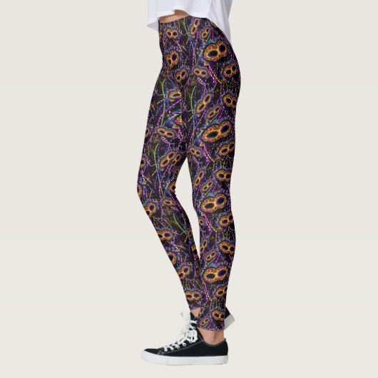 Leggings Mardi Gras Motif (Gauche)