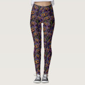 Leggings Mardi Gras Motif (Devant)