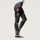 Leggings Mardi Gras Motif moderne (Droite)