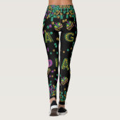 Leggings Mardi Gras Motif moderne (Dos)