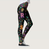Leggings Mardi Gras Motif moderne (Droite)