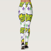 Leggings Mardi Gras Mots (Dos)