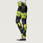 Leggings Mardi Gras Mots (Gauche)