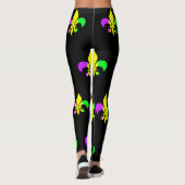 Leggings Mardi Gras Nouvelle-Orléans Fleur de Lis (Dos)