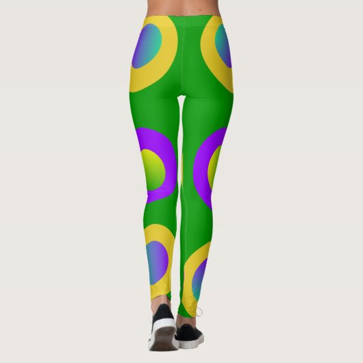 Leggings Mardi Gras Pois (Dos)