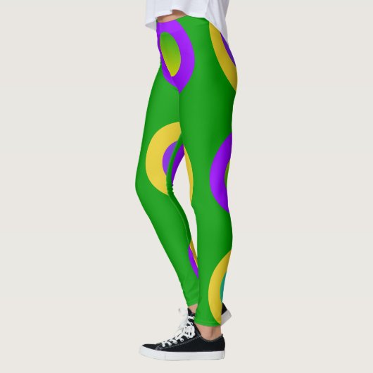 Leggings Mardi Gras Pois (Gauche)