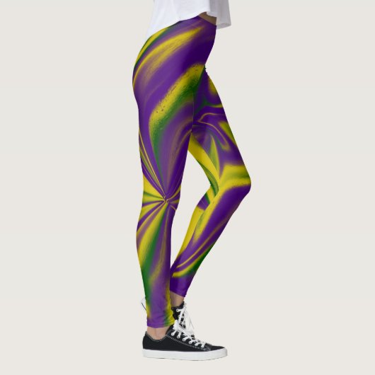 Leggings Mardi Gras Swirls (Droite)