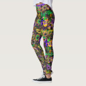 Leggings Mardi Gras Tout Perles Masques Collins De Fête (Gauche)