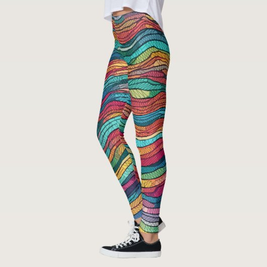 Leggings Marée mosaïque (Gauche)