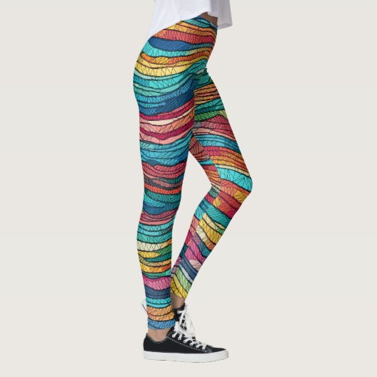 Leggings Marée mosaïque (Droite)