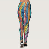 Leggings Marée mosaïque (Dos)