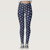 Leggings marguerite blanche (Devant)