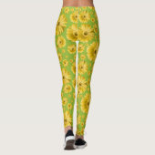 Leggings Marguerite Daisy Jaune (Dos)