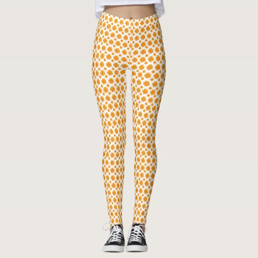 Leggings Marguerite Jaune  (Devant)