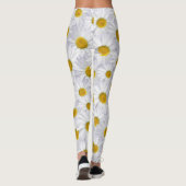 Leggings marguerites blanches (Dos)