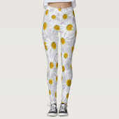 Leggings marguerites blanches (Devant)