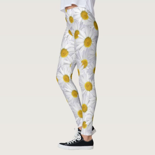 Leggings marguerites blanches (Gauche)