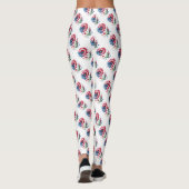 Leggings Marguerites patriotiques (Dos)