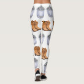 Leggings Mariage campagnard d'été des jambes des femmes Cha (Dos)