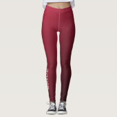 Leggings Mariée Ombre Burgundy (Devant)