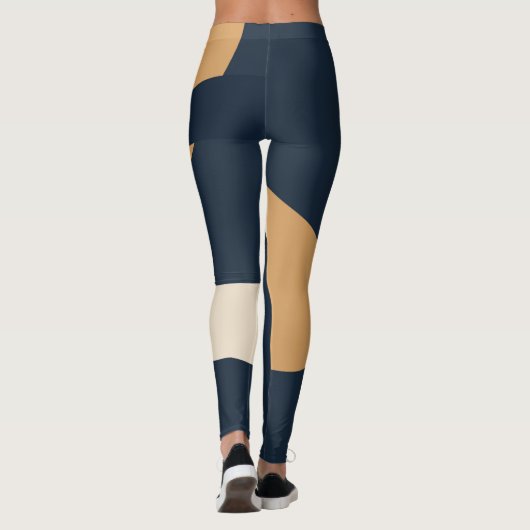 Leggings Marine et Gold III (Dos)