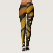 Leggings Mariposa Orange & Yellow Monarch Butterfly Wing (Dos)