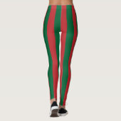 Leggings Maroc Couleurs du drapeau national Verticalement s (Dos)