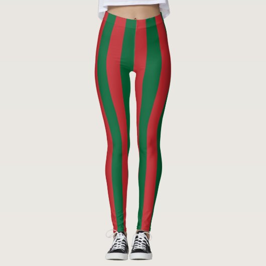 Leggings Maroc Couleurs du drapeau national Verticalement s (Devant)