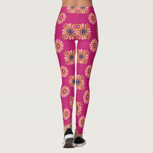 leggings marocains roses (Dos)