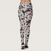 Leggings Maroon Ribbons Multi...APS (Dos)