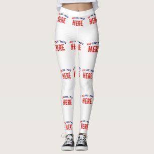 LEGGINGS MARQUE BLANCHE MODERNE ET PERSONNALISABLE VÉRIFIÉE